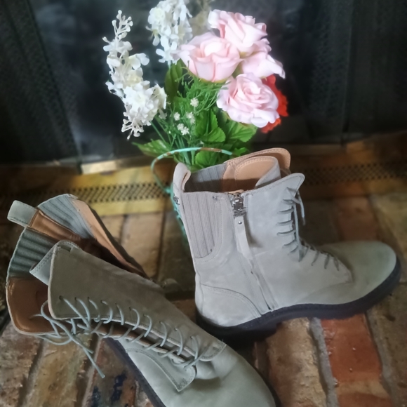 Sam Edelman Lex Boots Mineral Green Size 7.5 Boots - Picture 5 of 7